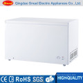 Solid door top open outdoor chest freezer big capacity deep freezer